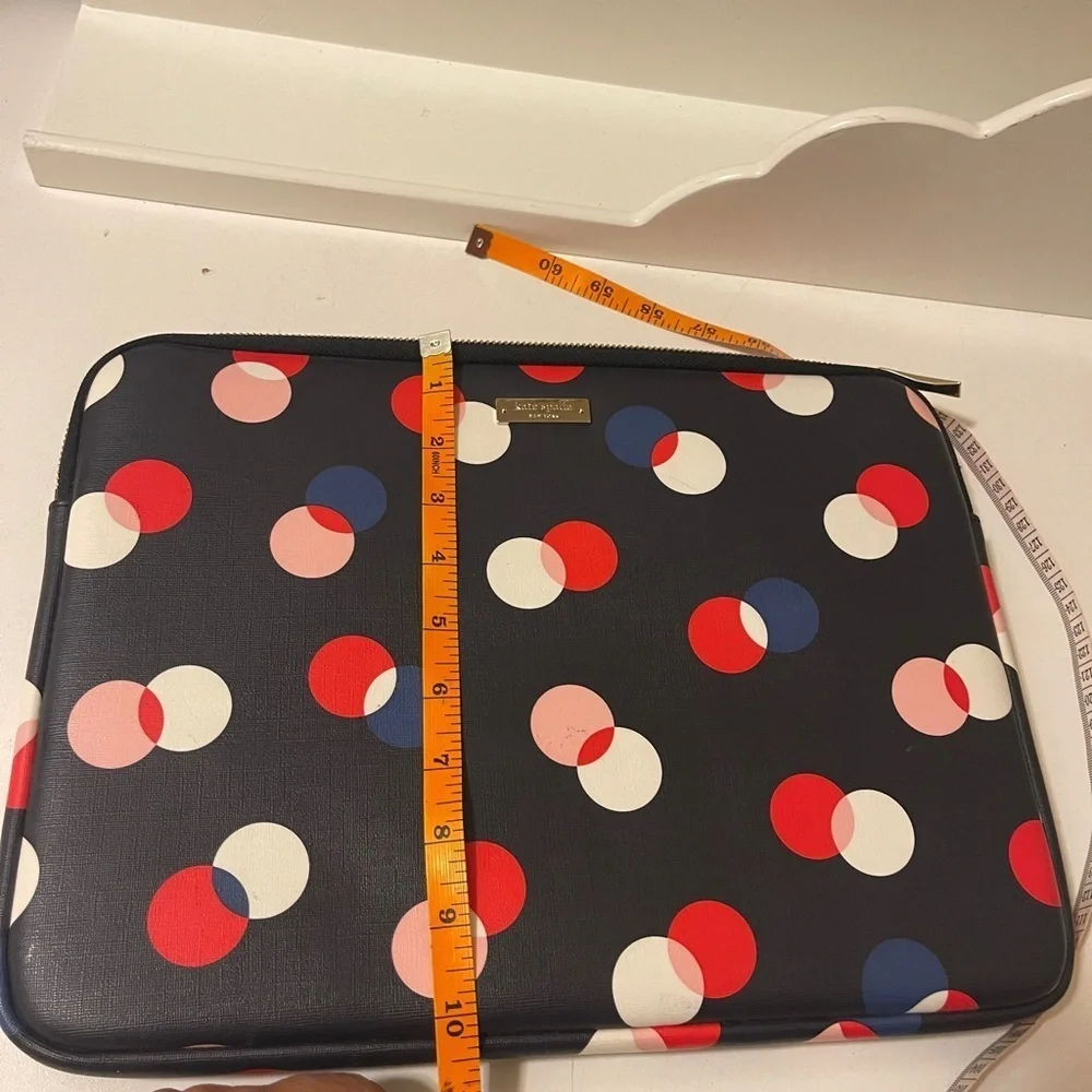 KATE SPADE New York Polka Dot Zippered Laptop Tablet Notebook Case Sleeve Cover